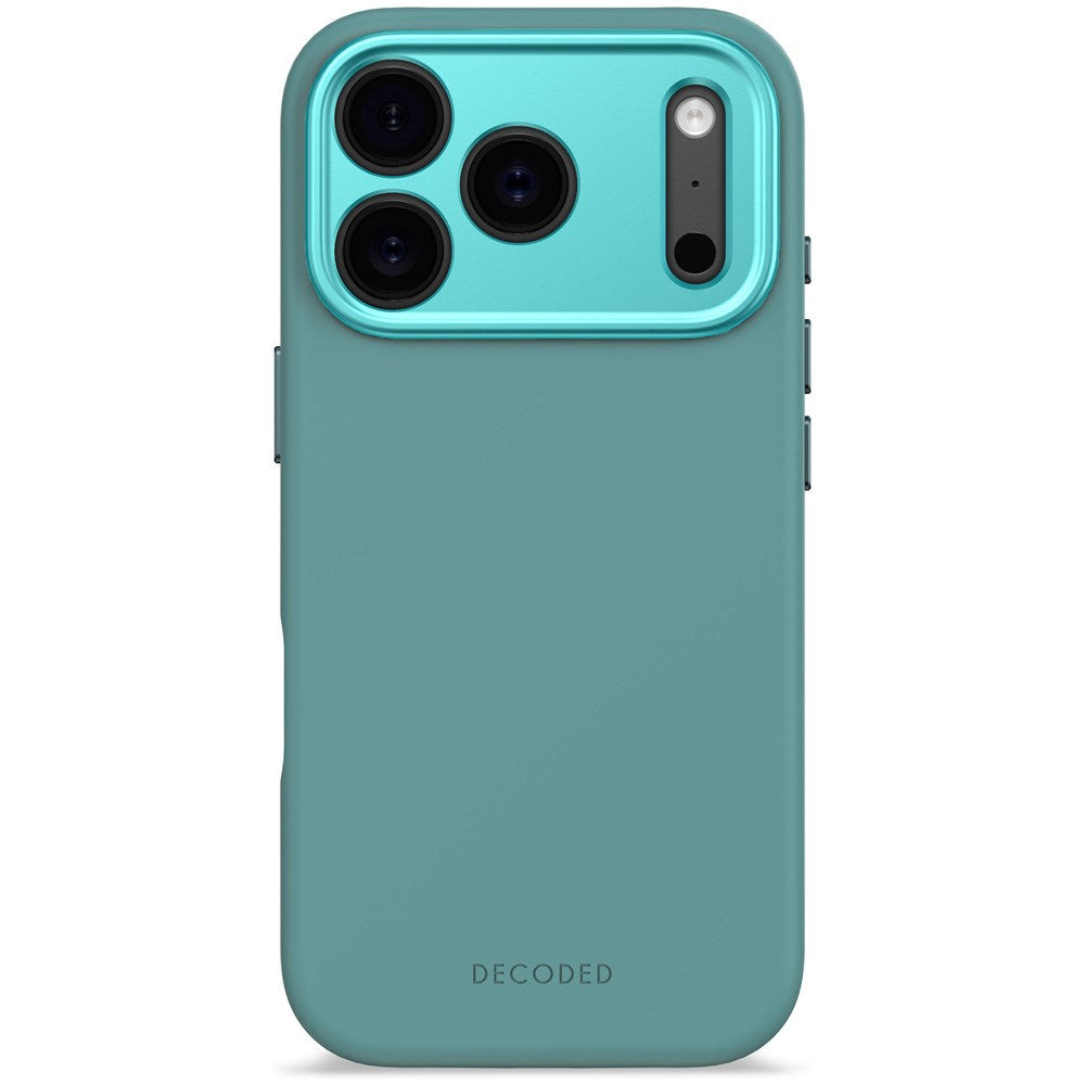 iPhone 17 Pro - Decoded Silikone Cover - MagSafe Kompatibel - Retro Blue