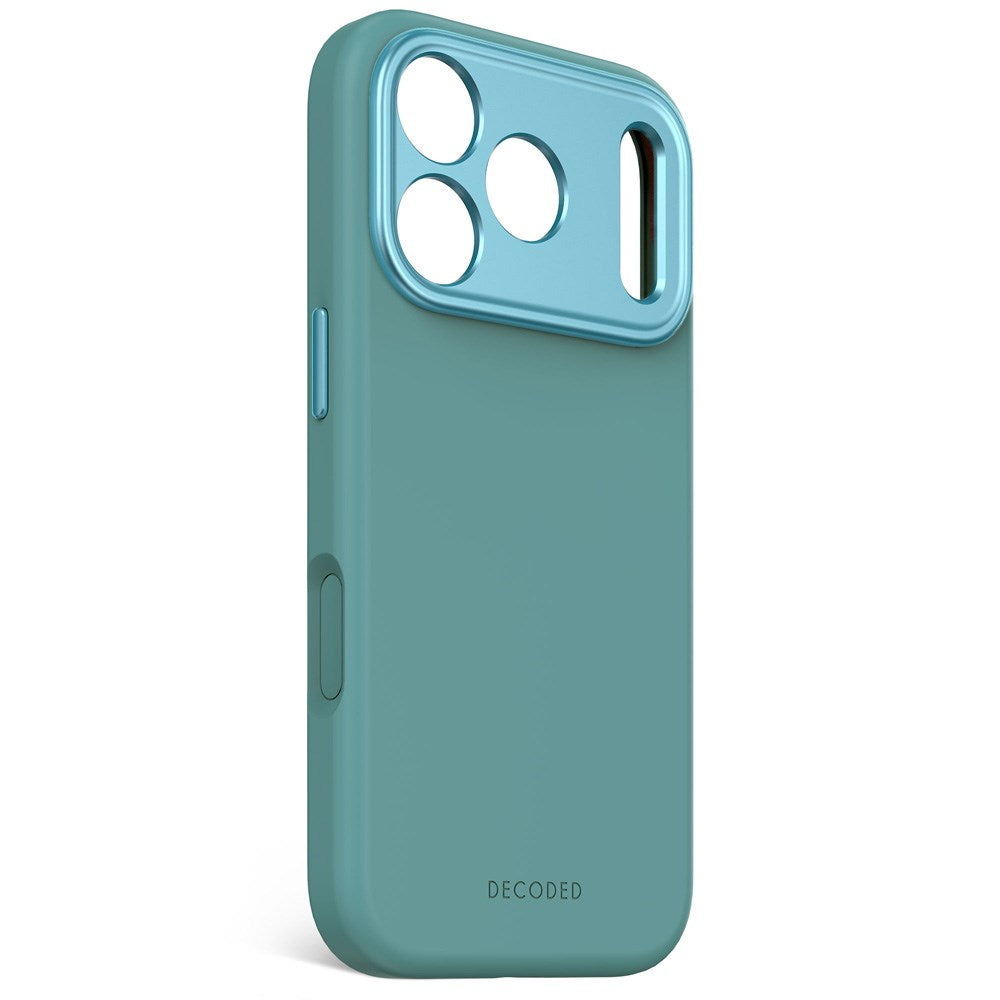 iPhone 17 Pro - Decoded Silikone Cover - MagSafe Kompatibel - Retro Blue