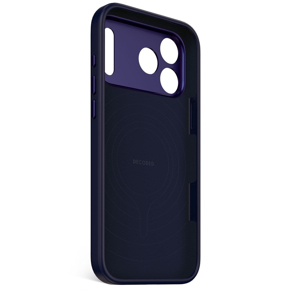 iPhone 17 Pro Max - Decoded Silikone Cover - MagSafe Kompatibel - True Navy
