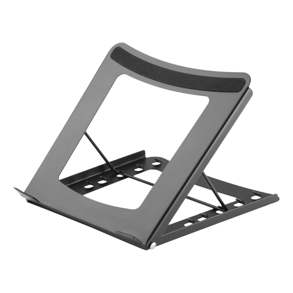 Deltaco Sammenfoldelig Laptop / Tablet Stander m. 5 Positioner - Maks. 10-15" - Grå