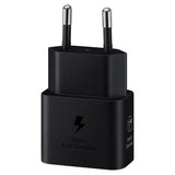 Original Samsung Super Fast Charge 25W GaN USB-C Power Adapter - Sort