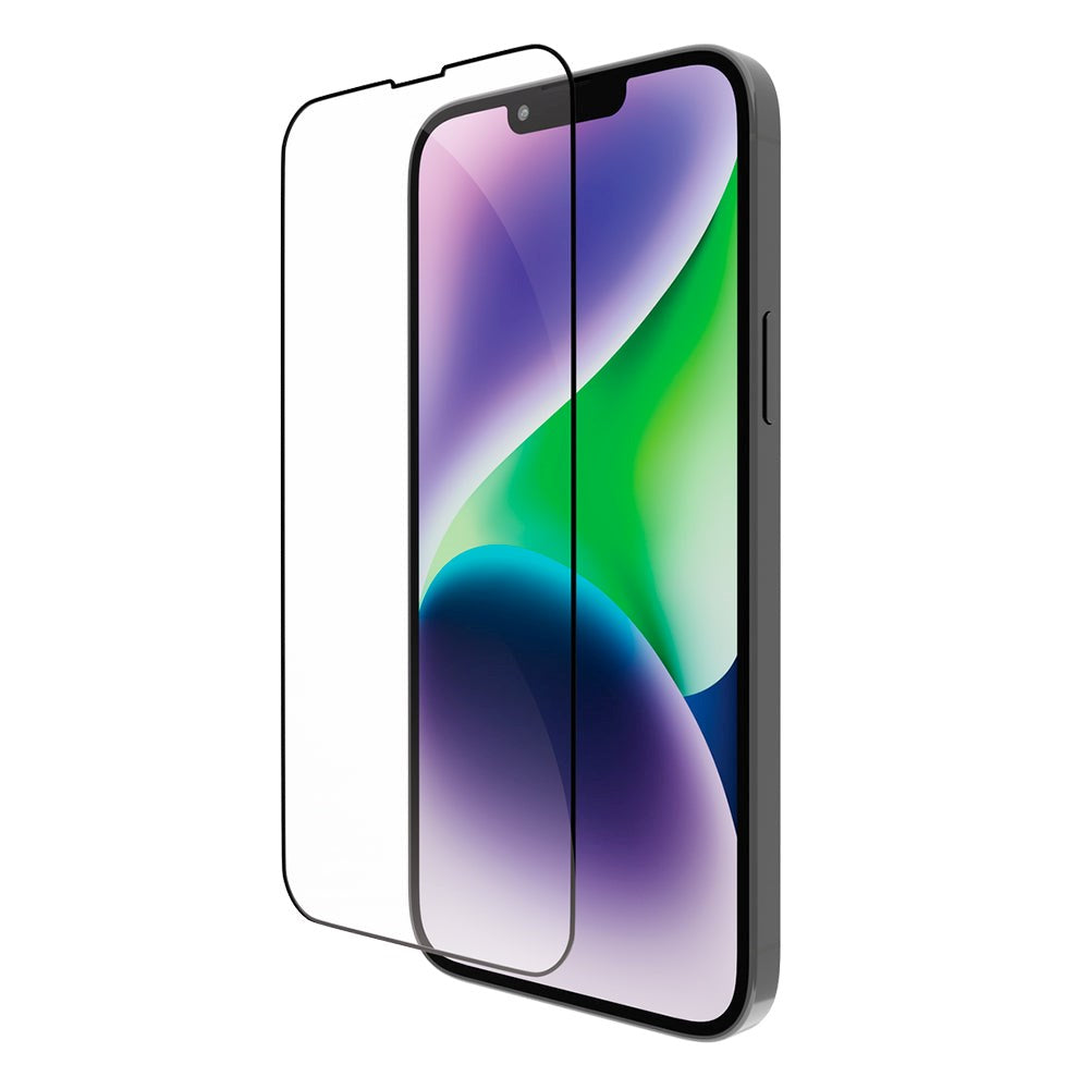 iPhone 14 Plus / 13 Pro Max dbramante1928 Eco-Shield skjermbeskytter m. Installasjonsramme - Black Edge