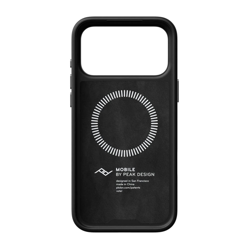 iPhone 18 Pro Max Peak Design Everyday Loop Bagside Cover - MagSafe Kompatibel - Black Clarino