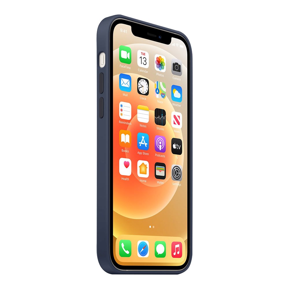 Original Apple iPhone 12 | 12 Pro Silikon MagSafe-deksel blå (MHL43ZM/A)