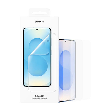 Original Samsung Galaxy S25 - Anti-Reflecting Beskyttelsesfilm - Gennemsigtig