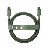 empower by PanzerGlass Racing 2m / 60W USB-C til USB-C Kabel - Sage