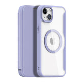 iPhone 15 DUX DUCIS Skin X Pro Series Flip Cover - MagSafe-kompatibel - Lilla