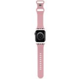 Apple Watch (38/40/SE/41MM) Hello Kitty Silikone Smartwatch Rem - Pink