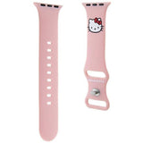 Apple Watch (38/40/SE/41MM) Hello Kitty Silikone Smartwatch Rem - Pink