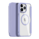 iPhone 15 Pro Max DUX DUCIS Skin X Pro Series Flip Cover - MagSafe-kompatibel - Lilla