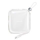 Joyroom Jelly Series JR-L003P Powerbank 22,5W - USB-C PD / USB-A w. Innebygd Lightning - 10 000 mAh - Hvit