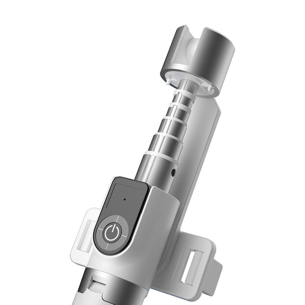 Dudao F18 Selfiestang m. Stativ &amp; Bluetooth - Hvit