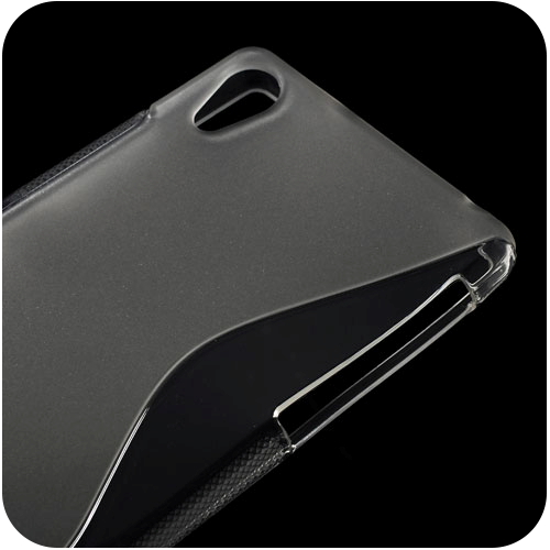 Sony Xperia Z2 S-Shape TPU-deksel gjennomsiktig