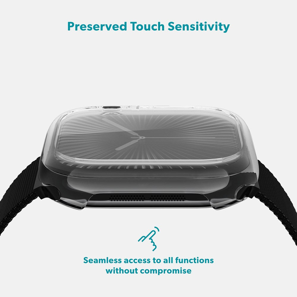 Epico Apple Watch 4/5/6/SE (44 mm) Hero-veske fleksibelt plastdeksel - gjennomsiktig