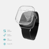 Epico Apple Watch 4/5/6/SE (44 mm) Hero-veske fleksibelt plastdeksel - gjennomsiktig