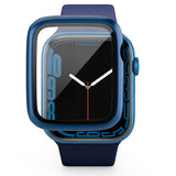 Epico Apple Watch 4/5/6/SE (44 mm) plastdeksel m. Innebygd skjermbeskytter - blå