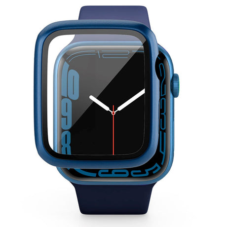 Epico Apple Watch 4/5/6/SE (44 mm) plastdeksel m. Innebygd skjermbeskytter - blå