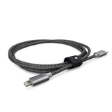 Epico Braided USB-C til Lightning-kabel PD 60W - 120cm - Grå