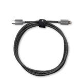 Epico Braided USB-C til Lightning-kabel PD 60W - 120cm - Grå