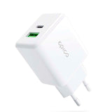 Epico Pro 2.0 Vægoplader PD 38W med USB-C & USB-A - Hvid