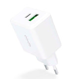 Epico Pro 2.0 Vægoplader PD 38W med USB-C & USB-A - Hvid