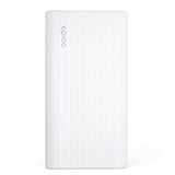 Epico Powerbank Multiport m. 2 x USB-A og 1 x USB-C - 20 100 mAh - Hvit