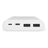 Epico Powerbank Multiport m. 2 x USB-A og 1 x USB-C - 20 100 mAh - Hvit