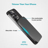 Epico 10W UltraPack EM31 3000 mAh Slim Alu Mag+ Power Bank - m. USB-C - MagSafe-kompatibel - Grå