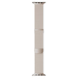 Apple Watch (38/40/SE/41/42 mm) Epico Milanese+ (pluss) rustfri stålrem - Starlight