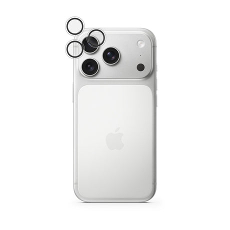 Epico iPhone 18 Pro Max Kameralinsebeskyttelse m. Et-Trins Applikator - Gennemsigtig