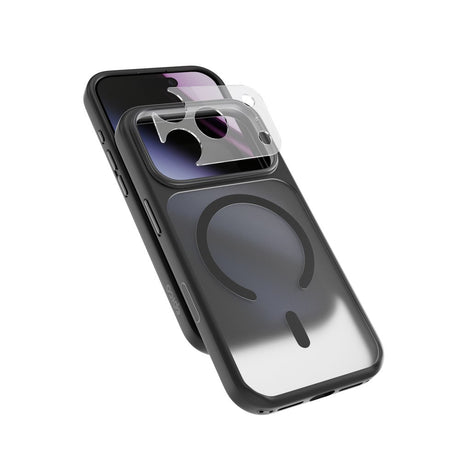 Epico iPhone 18 Pro / 17 Pro HeroMatte Pro Mag+ Mobil Cover inkl. Kamerabeskyttelse - MagSafe Kompatibel - Sort