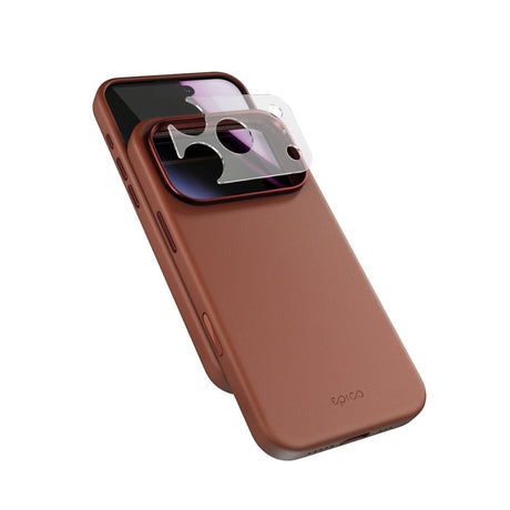 Epico iPhone 18 Pro Max / 17 Pro Max Leather Pro Mag+ Mobil Cover inkl. Kamerabeskyttelse - MagSafe Kompatibel - Brun