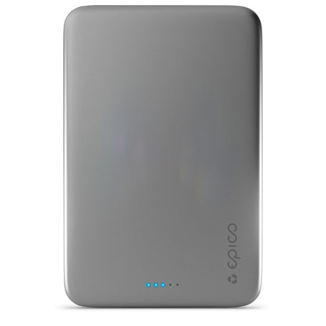 Epico Resolve Mag+ Magnetic Powerbank 20W PD 5000 mAh w. USB-C - MagSafe-kompatibel - Space Grey