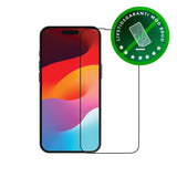 iPhone 15 dbramante1928 Eco-Shield skjermbeskytter m. Installasjonsramme - Black Edge