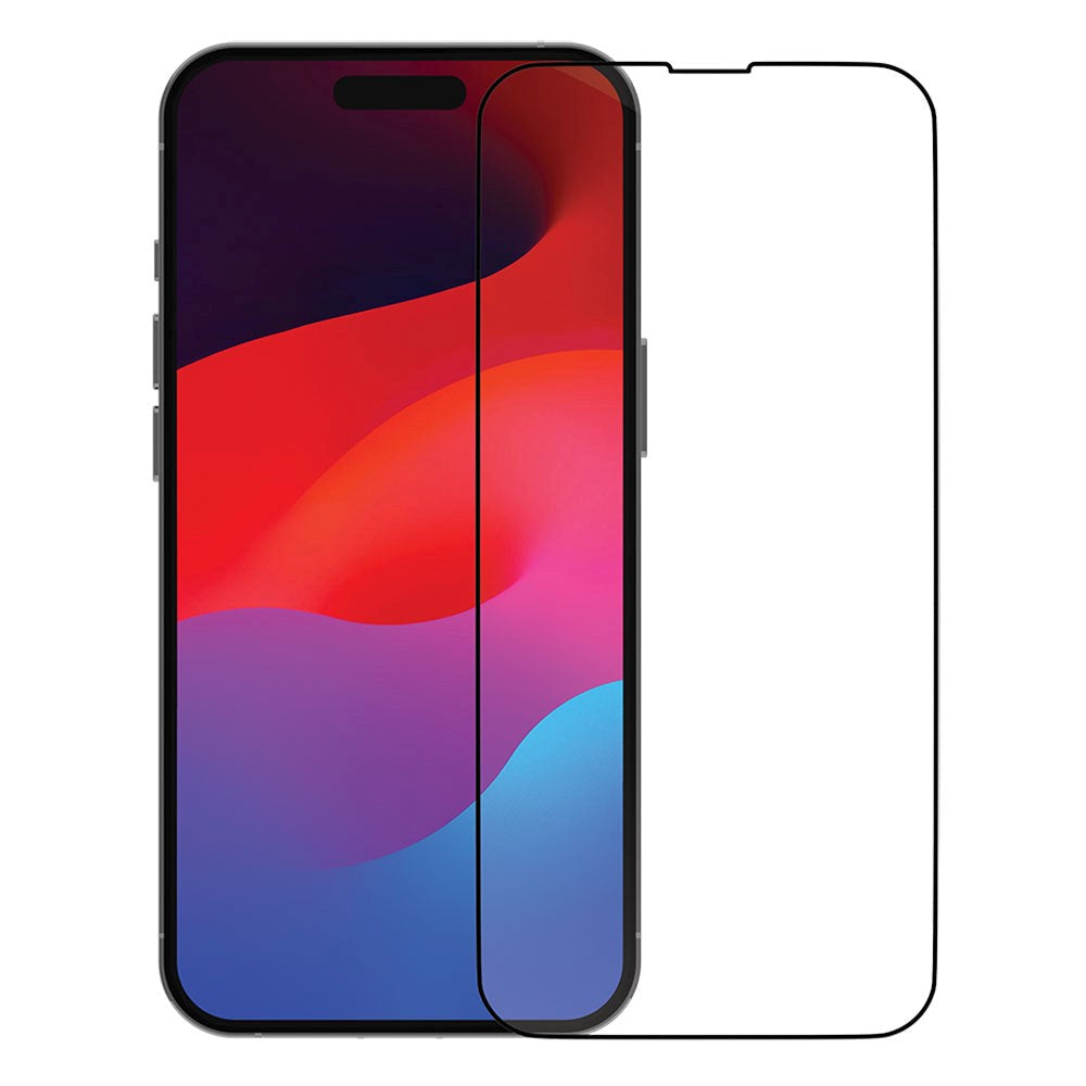 iPhone 15 Pro dbramante1928 Eco-Shield skjermbeskytter m. Installasjonsramme - Black Edge