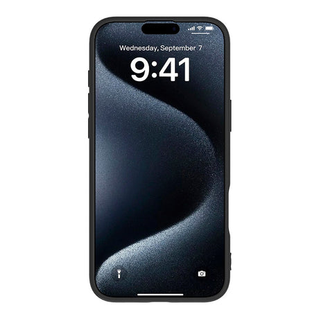 eSTUFF iPhone 16 Plus INFINITE VIENNA fleksibelt plastdeksel - 100 % resirkulert plast - svart