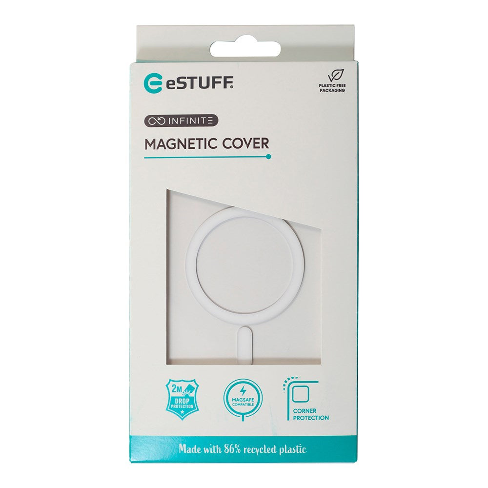 eSTUFF iPhone 16 Pro INFINITE OSLO Hybrid plastbakdeksel - MagSafe-kompatibel - Gjennomsiktig