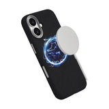 iPhone 17 eSTUFF INFINITE VENICE Kunstlæderbetrukket Plast Mobil Cover - MagSafe Kompatibel - Sort