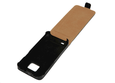 Samsung Galaxy S2 Fashion Flip-deksel - Svart