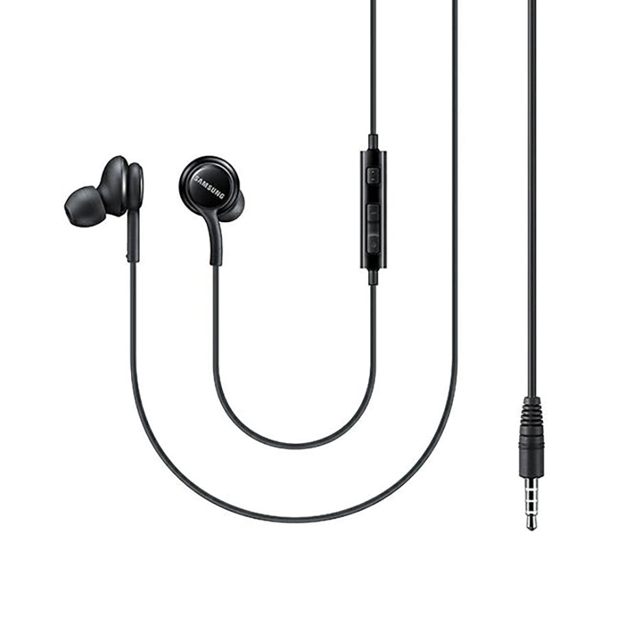 Originalt Samsung In-Ear Headset m. Fjernkontroll og mikrofon - svart