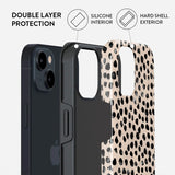 Burga iPhone 14 Tough Fashion Cover - Mandel Latte