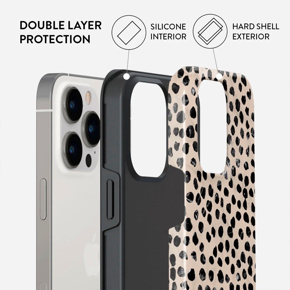 Burga iPhone 14 Pro Tough Fashion Deksel - Mandel Latte