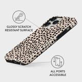 Burga iPhone 14 Pro Tough Fashion Deksel - Mandel Latte