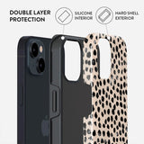 Burga iPhone 15 Tough Fashion Cover - Mandel Latte