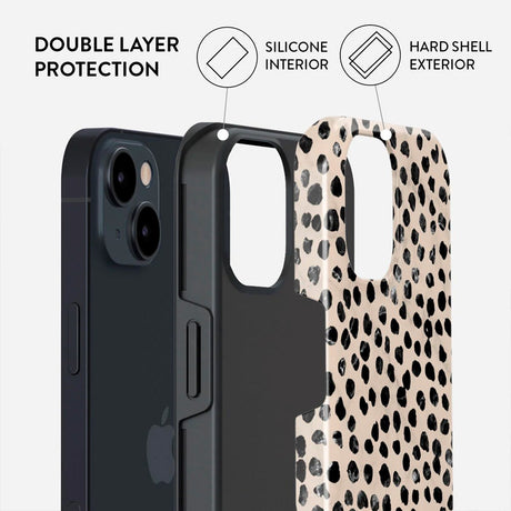 Burga iPhone 15 Tough Fashion Cover - Mandel Latte