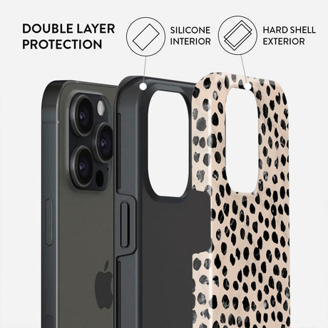 Burga iPhone 15 Pro Tough Fashion Deksel - Mandel Latte
