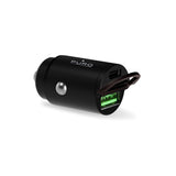 Puro PD (Power Delivery) 30W Mini Billader m. USB-A og USB-C - Svart