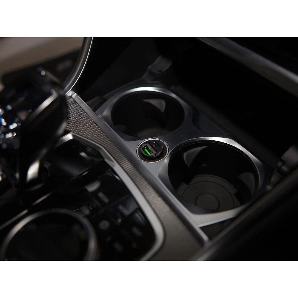 Puro PD (Power Delivery) 30W Mini Billader m. USB-A og USB-C - Svart