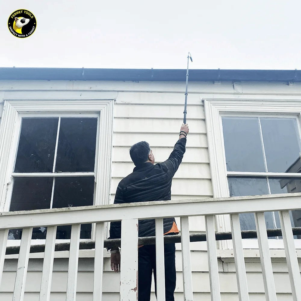 Ferret Stick - Teleskopstang m. Låsbare seksjoner - svart