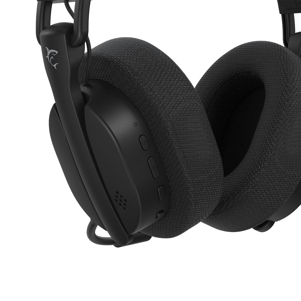 White Shark FIRECREST Trådløs Gaming Headset - Over-Ear - Sort